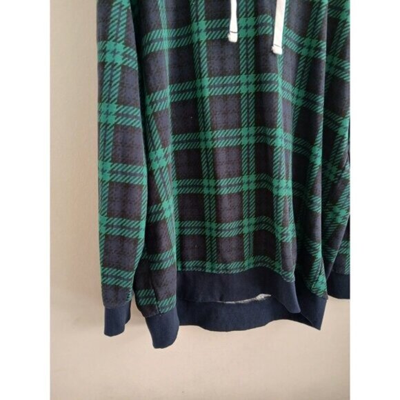 Tommy Hilfiger Women's XXL  Plaid  Hooded Sleepwear Hoodie Preppy Classic - Picture 2 of 5